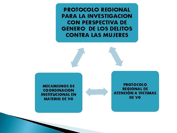 PROTOCOLO REGIONAL PARA LA INVESTIGACION CON PERSPECTIVA DE GENERO DE LOS DELITOS CONTRA LAS