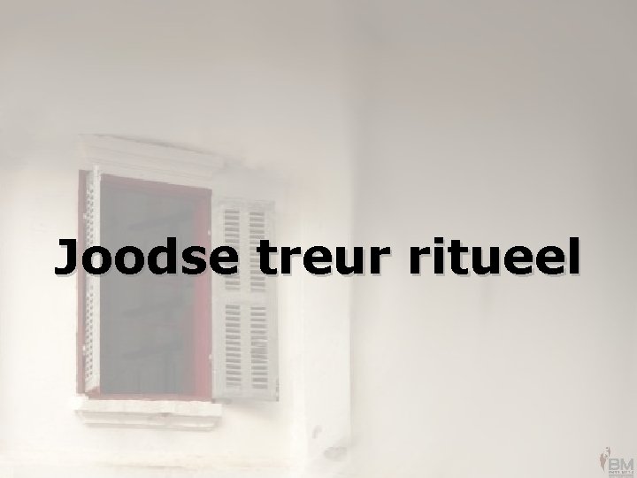 Joodse treur ritueel 