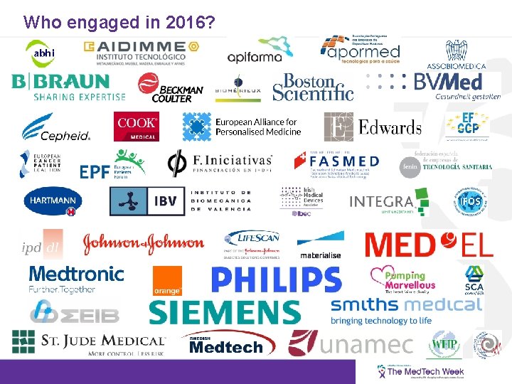 Who engaged in 2016? 