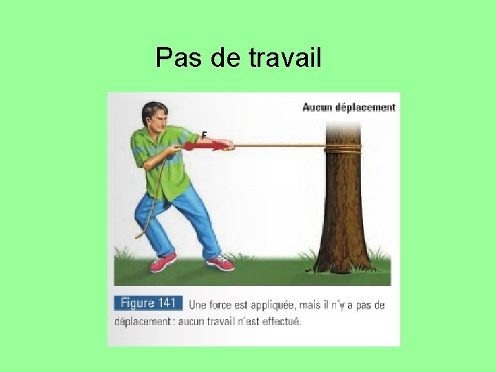 Pas de travail Pas de travail