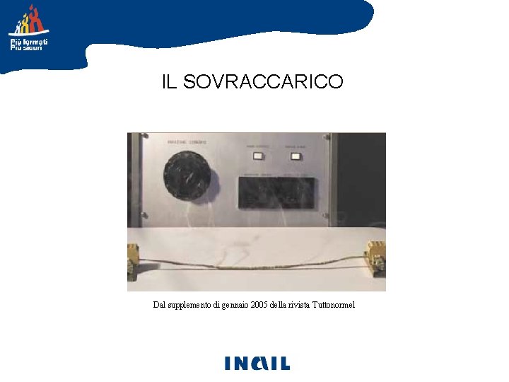 IL SOVRACCARICO Dal supplemento di gennaio 2005 della rivista Tuttonormel 