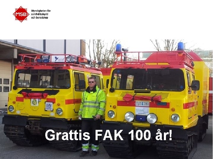 FAK 100 år Grattis FAK 100 år! 