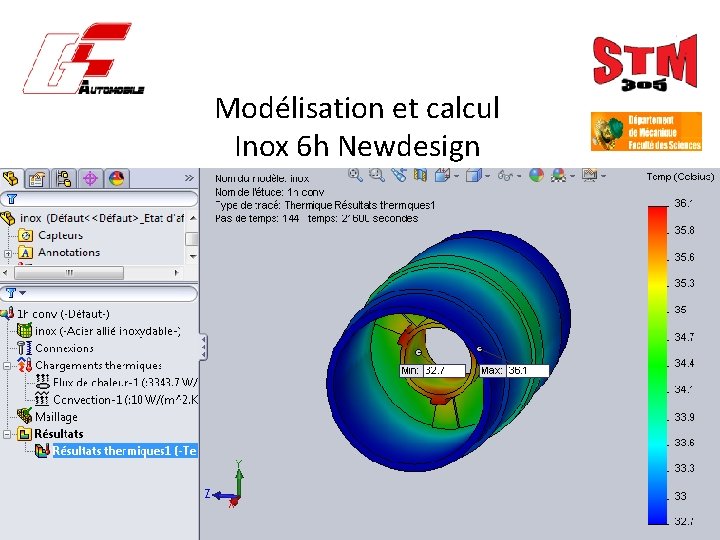 Modélisation et calcul Inox 6 h Newdesign 