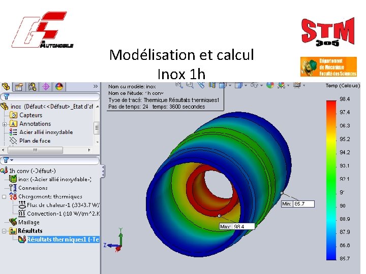 Modélisation et calcul Inox 1 h 