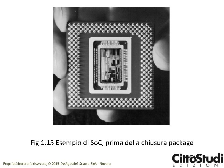 Fig 1. 15 Esempio di So. C, prima della chiusura package Proprietà letteraria riservata,