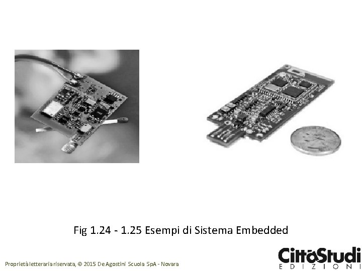 Fig 1. 24 - 1. 25 Esempi di Sistema Embedded Proprietà letteraria riservata, ©