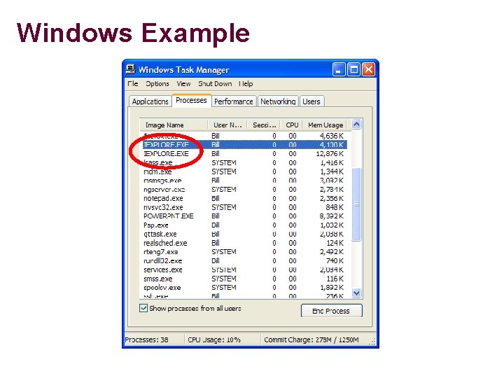 Windows Example 