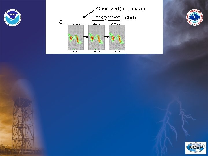 (microwave) (in time) 