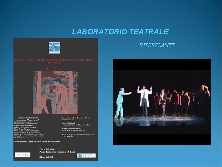 LABORATORIO TEATRALE INTERPLANET 