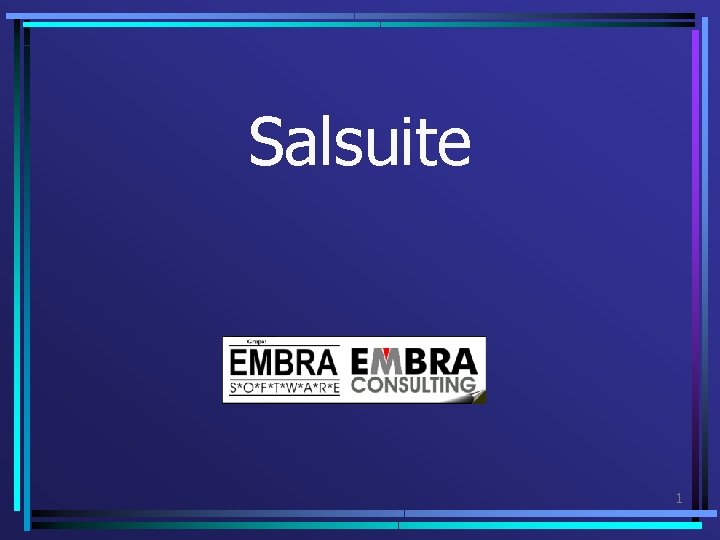 Salsuite 1 Salsuite 1
