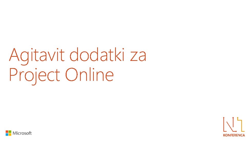Agitavit dodatki za Project Online 