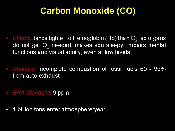 00: 30 Carbon Monoxide (CO) Percent Complete 100% i. Respond Question Master • Effects: