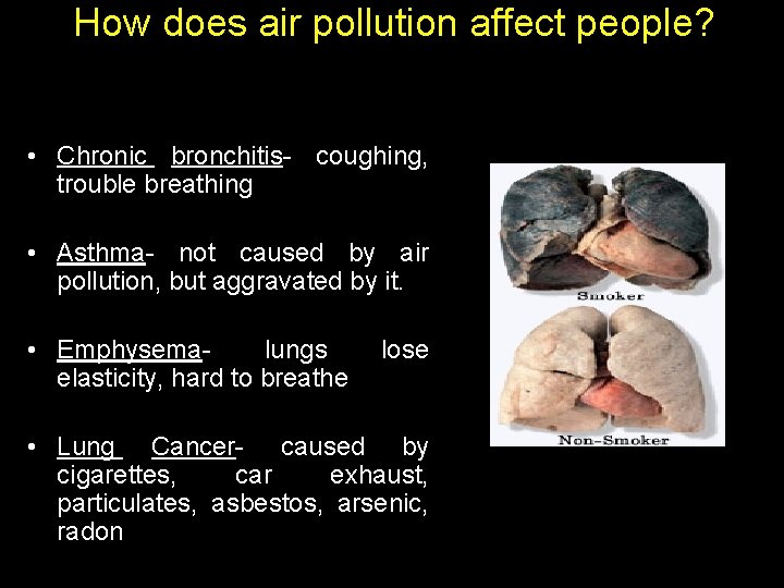 How does air pollution affect people? 00: 30 Percent Complete 100% i. Respond Question