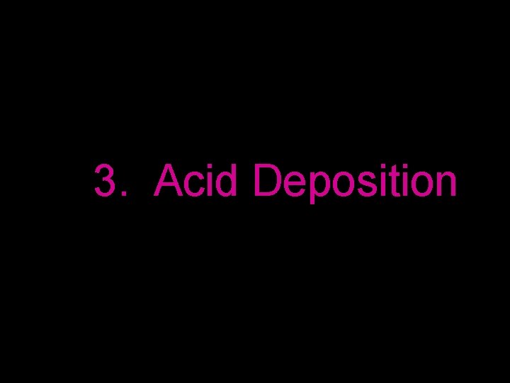 3. Acid Deposition 
