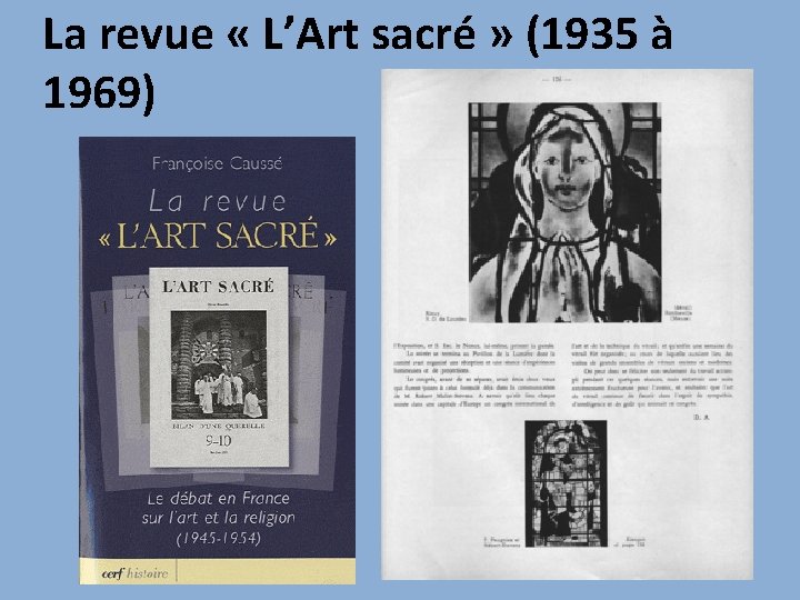 La revue « L’Art sacré » (1935 à 1969) 