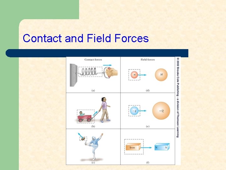 Contact and Field Forces 