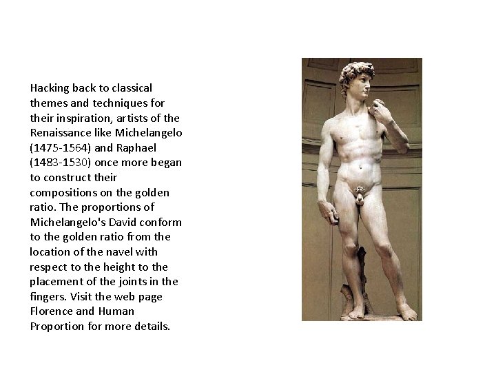 Hacking back to classical themes and techniques for their inspiration, artists of the Renaissance