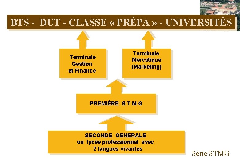 BTS - DUT - CLASSE « PRÉPA » - UNIVERSITÉS Terminale Gestion et Finance