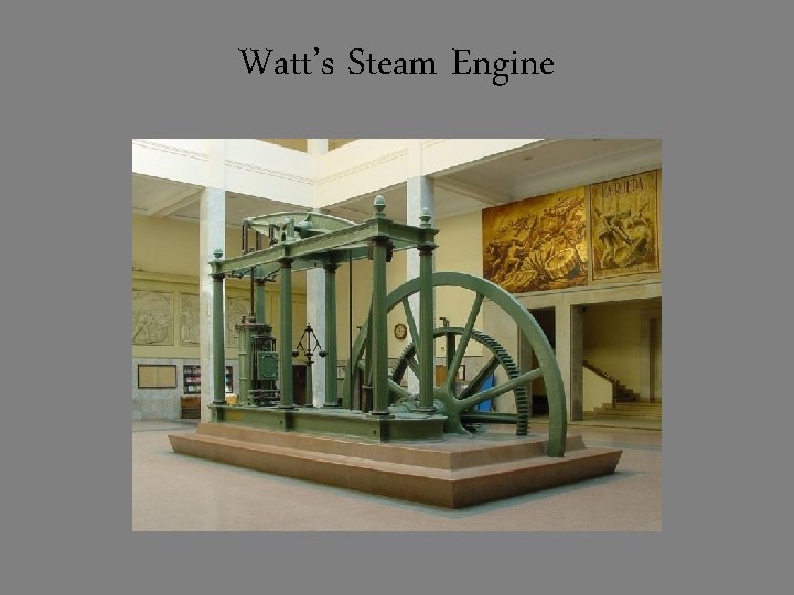 Watt’s Steam Engine 