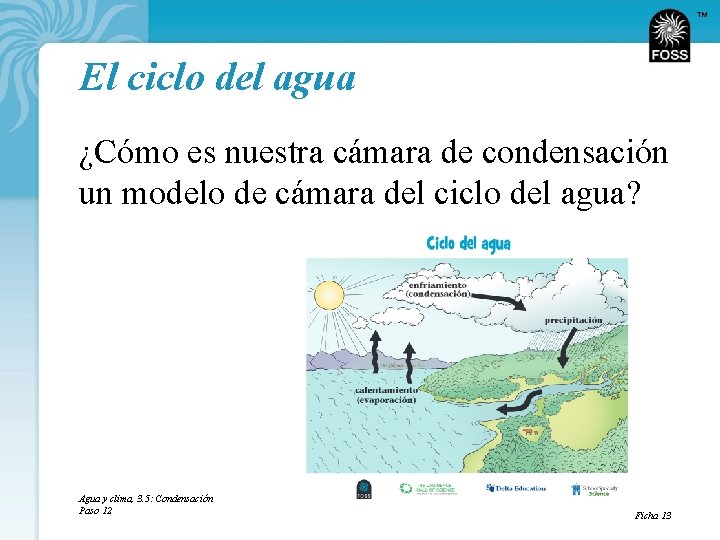 TM El ciclo del agua ¿Cómo es nuestra cámara de condensación un modelo de