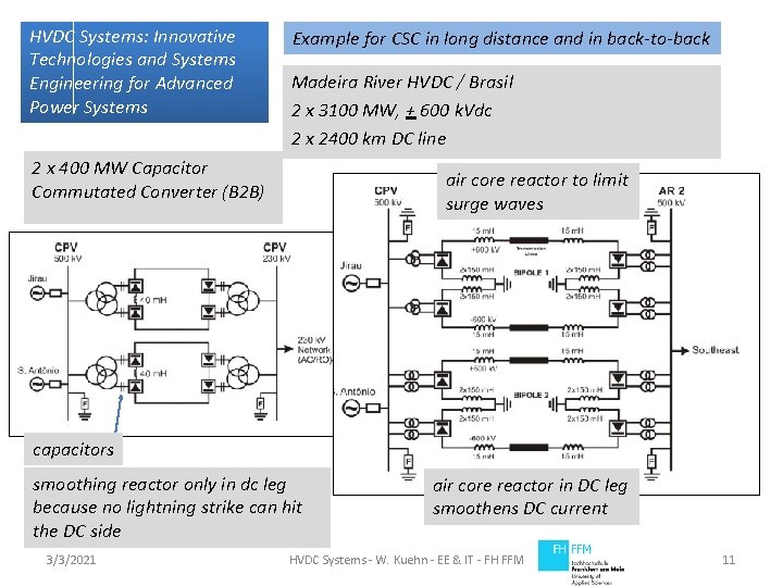 HVDC Systems: Innovative Technologies and Systems Engineering for Advanced Power Systems Example for CSC