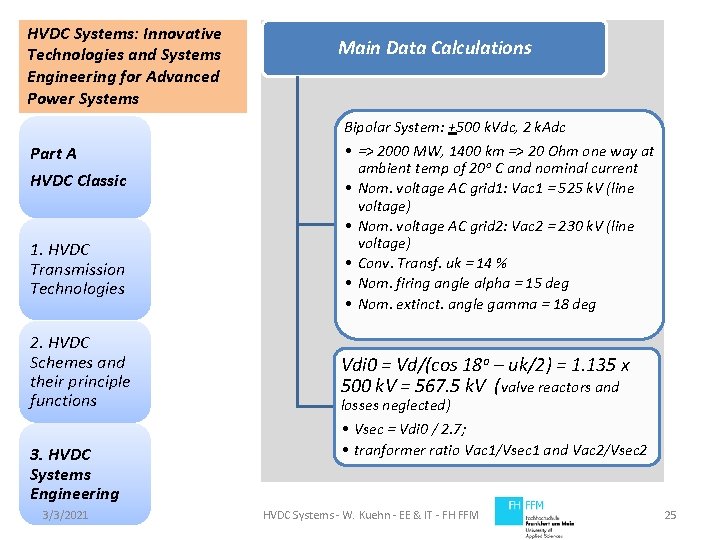 HVDC Systems: Innovative Technologies and Systems Engineering for Advanced Power Systems Part A HVDC