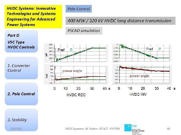 HVDC Systems: Innovative Technologies and Systems Engineering for Advanced Power Systems Part D VSC