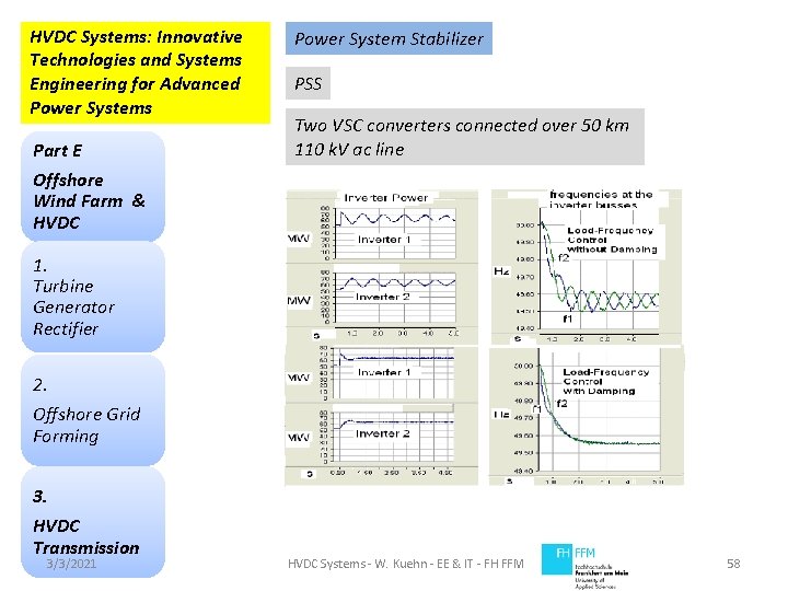 HVDC Systems: Innovative Technologies and Systems Engineering for Advanced Power Systems Part E Power