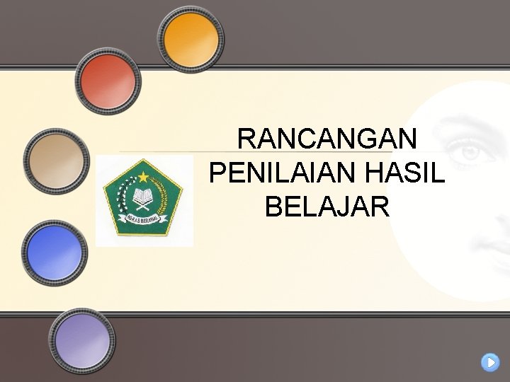 RANCANGAN PENILAIAN HASIL BELAJAR 