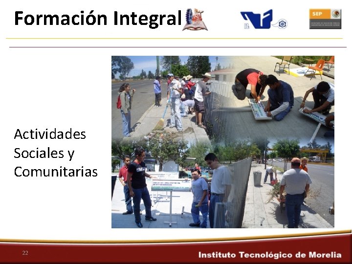 Formación Integral Actividades Sociales y Comunitarias 22 