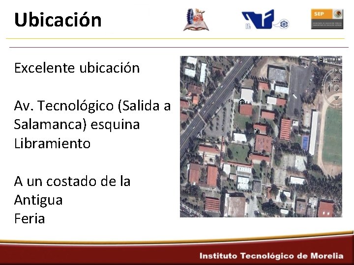Ubicación Excelente ubicación Av. Tecnológico (Salida a Salamanca) esquina Libramiento A un costado de