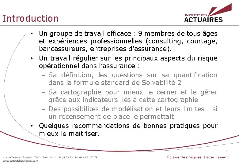 Introduction • Un groupe de travail efficace : 9 membres de tous âges et Introduction • Un groupe de travail efficace : 9 membres de tous âges et