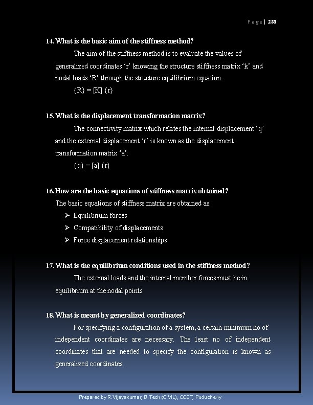 P a g e | 233 14. What is the basic aim of the P a g e | 233 14. What is the basic aim of the