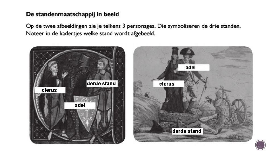 adel derde stand clerus adel derde stand 
