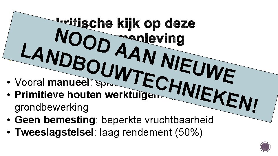 NOO D A L AN N A Vroege ME: beperkingen door … NDB IEUW