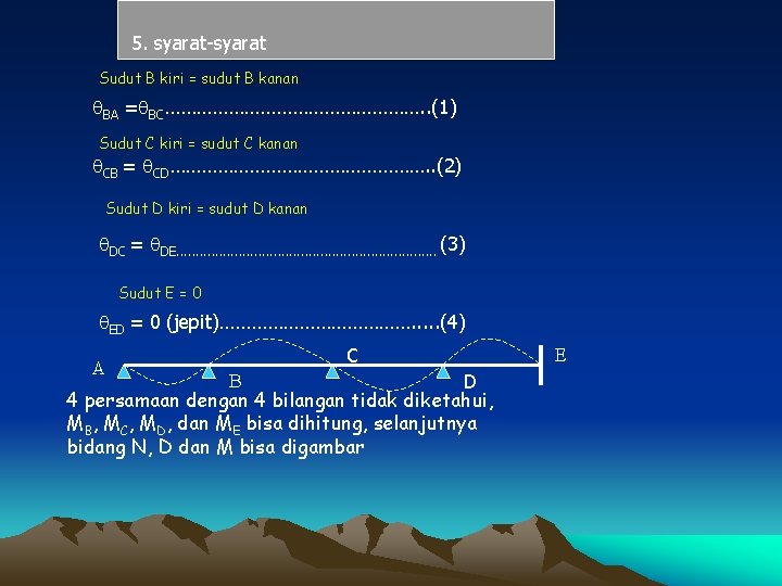 5. syarat-syarat Sudut B kiri = sudut B kanan q. BA =q. BC……………………. .