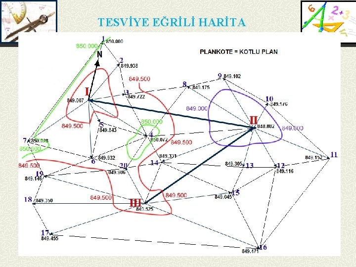 TESVİYE EĞRİLİ HARİTA 