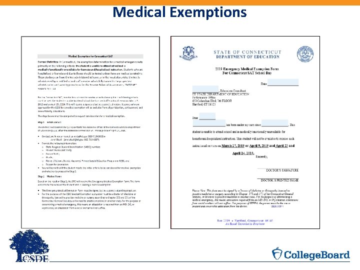 Medical Exemptions 