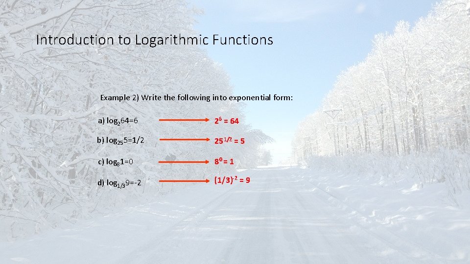 What Is The Value Of Log 64 8