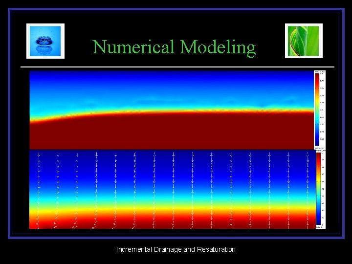 Numerical Modeling Incremental Drainage and Resaturation 
