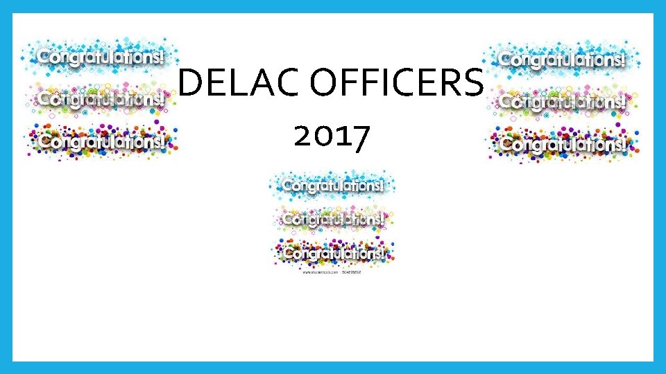 DELAC OFFICERS 2017 