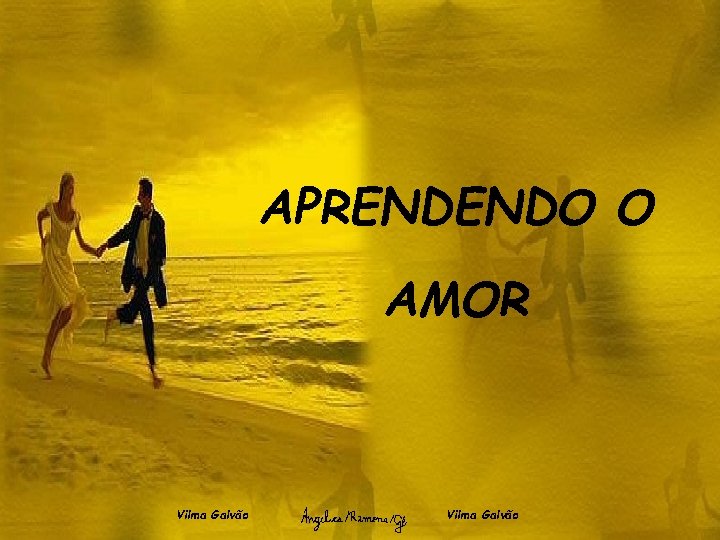 APRENDENDO O AMOR Vilma Galvão 