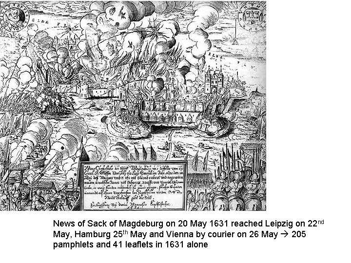 1. Fanaticism and Propaganda The Sack of Magdeburg May 1631 News of Sack of