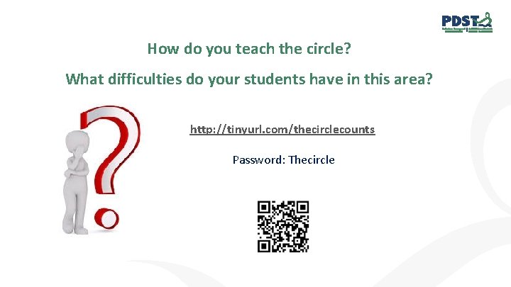 How do you teach the circle? What difficulties do your students have in this