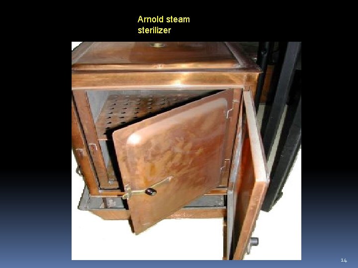 Arnold steam sterilizer 14 