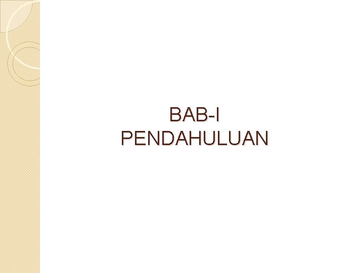 BAB-I PENDAHULUAN 