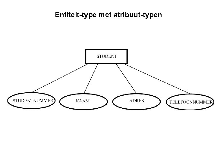 Entiteit-type met atribuut-typen 