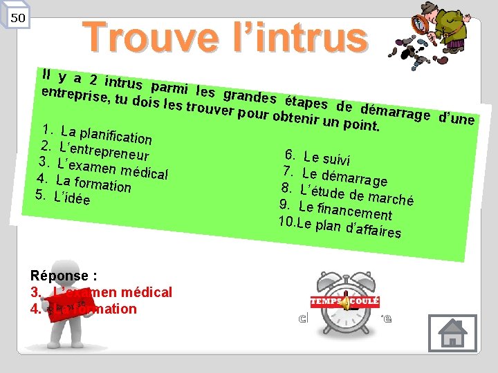 50 Trouve l’intrus Il y a 2 i ntrus parm i les gran entreprise