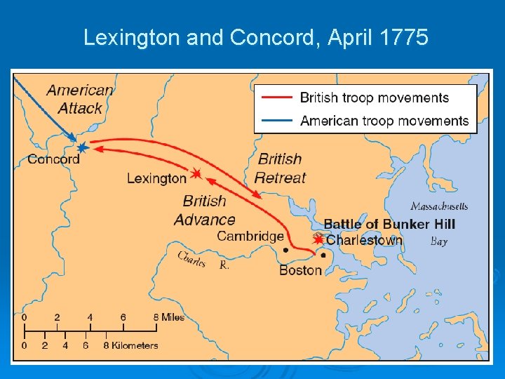 Lexington and Concord, April 1775 
