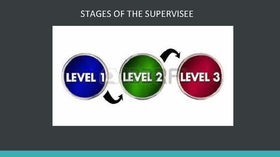 STAGES OF THE SUPERVISEE 